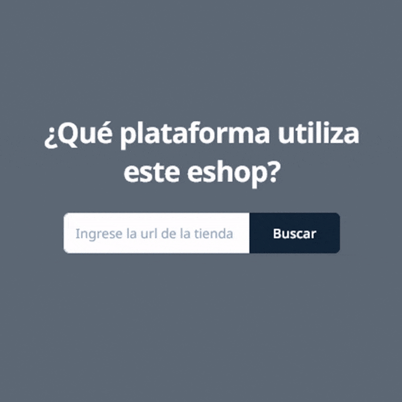 Detector de plataformas ecommerce